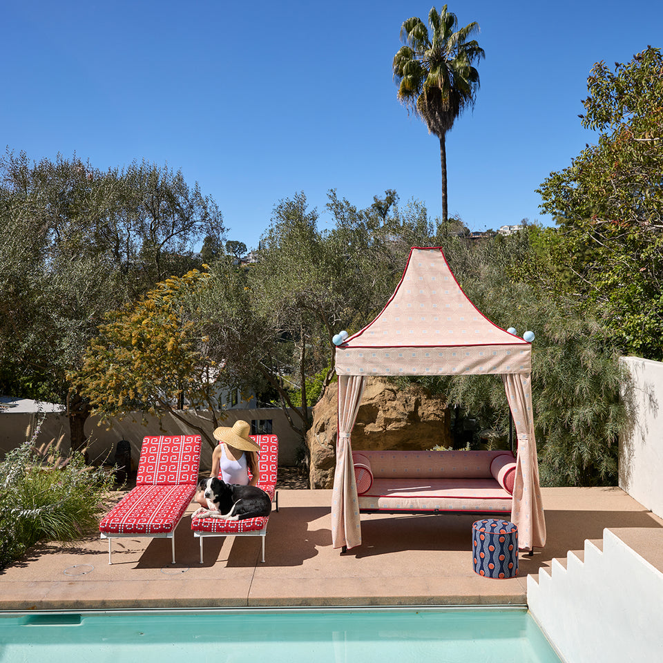 Taos Fabric | Cranberry