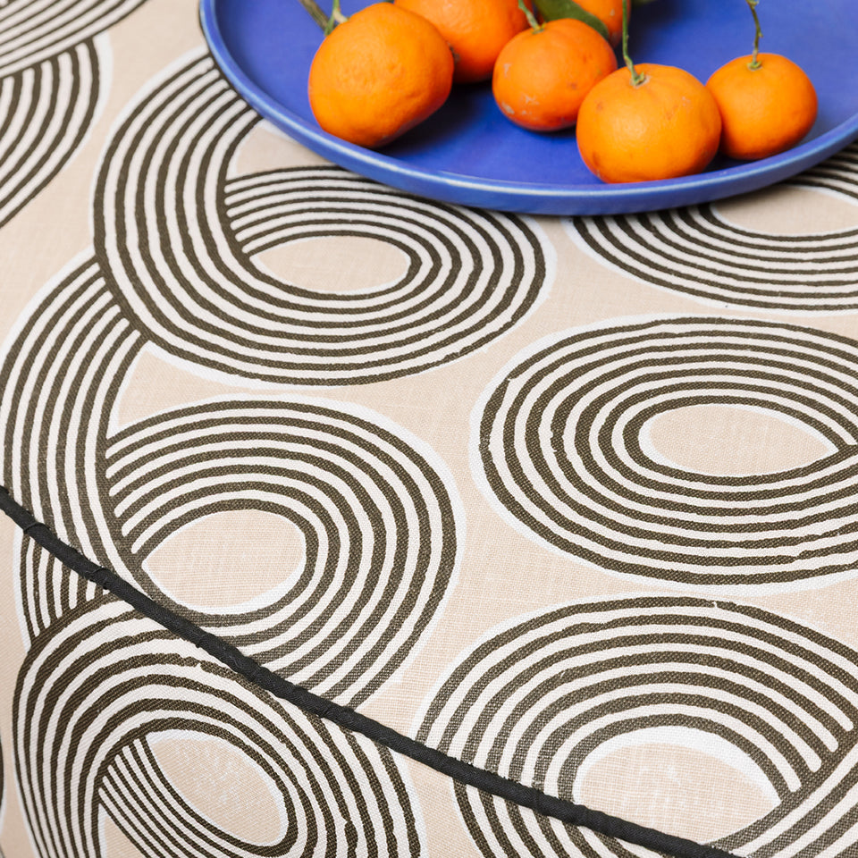 Loops Fabric Swatch | Licorice