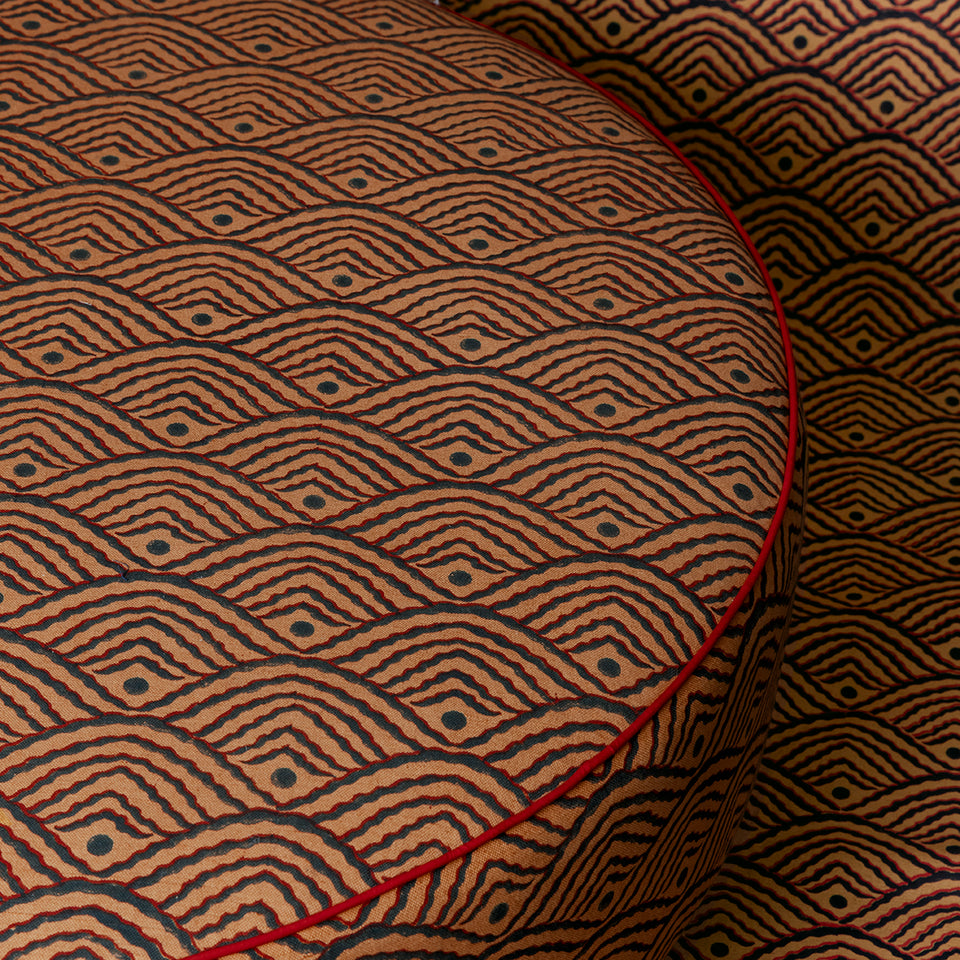 Valley Dot Fabric Swatch | Russet