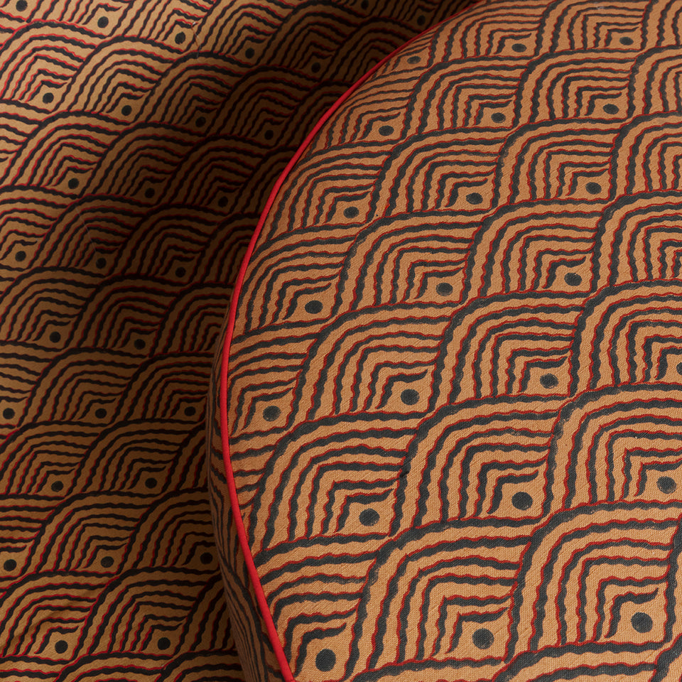 Valley Dot Fabric | Russet