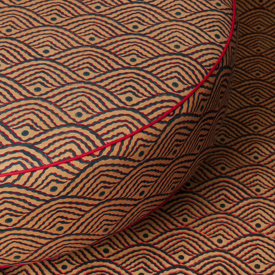 Valley Dot Fabric Swatch | Russet