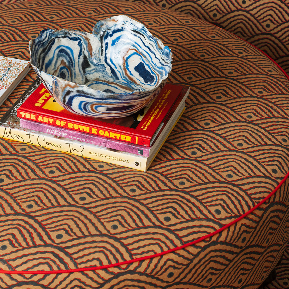Valley Dot Fabric | Russet