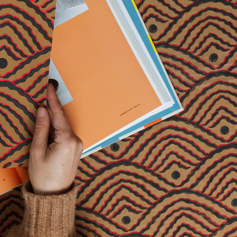 Valley Dot Fabric | Russet