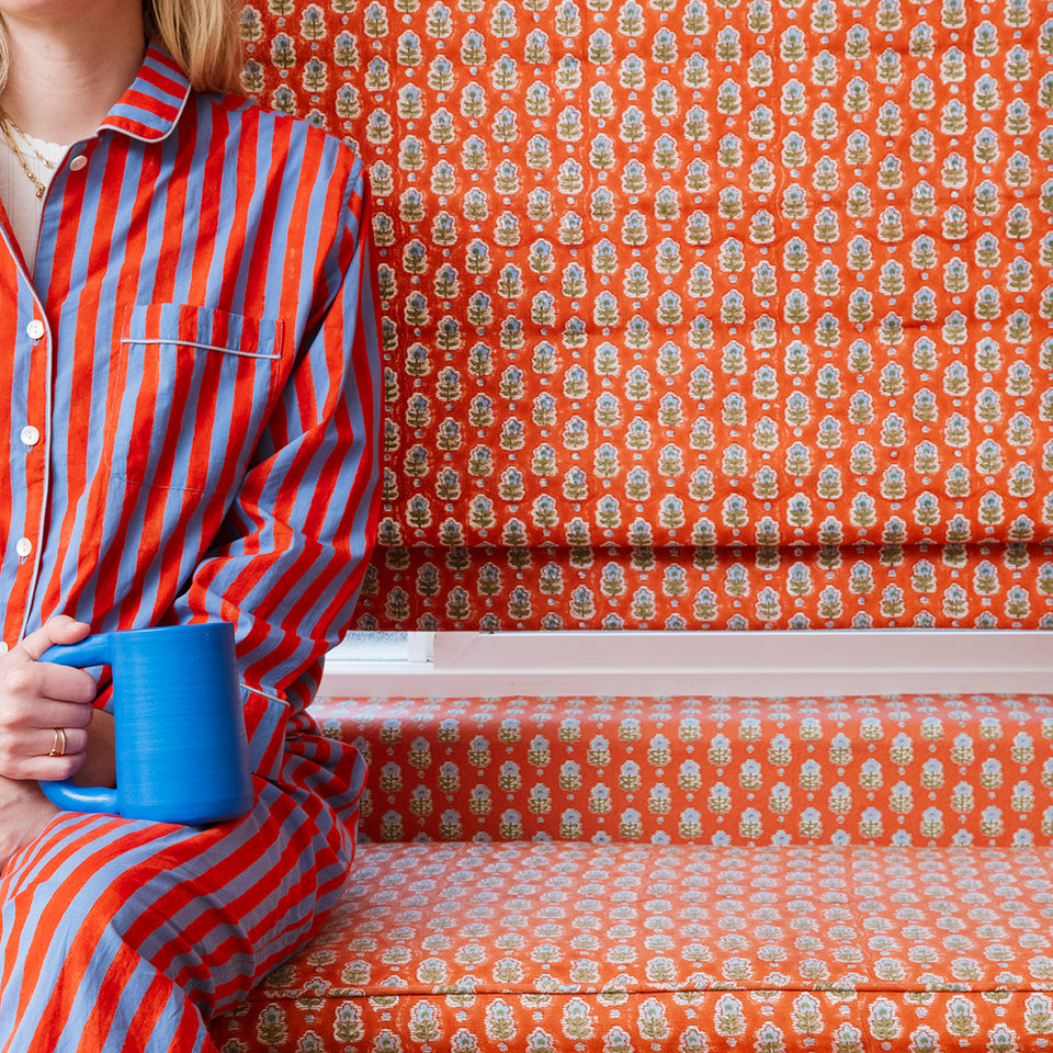 Periwinkle Fabric Swatch | Red Clay