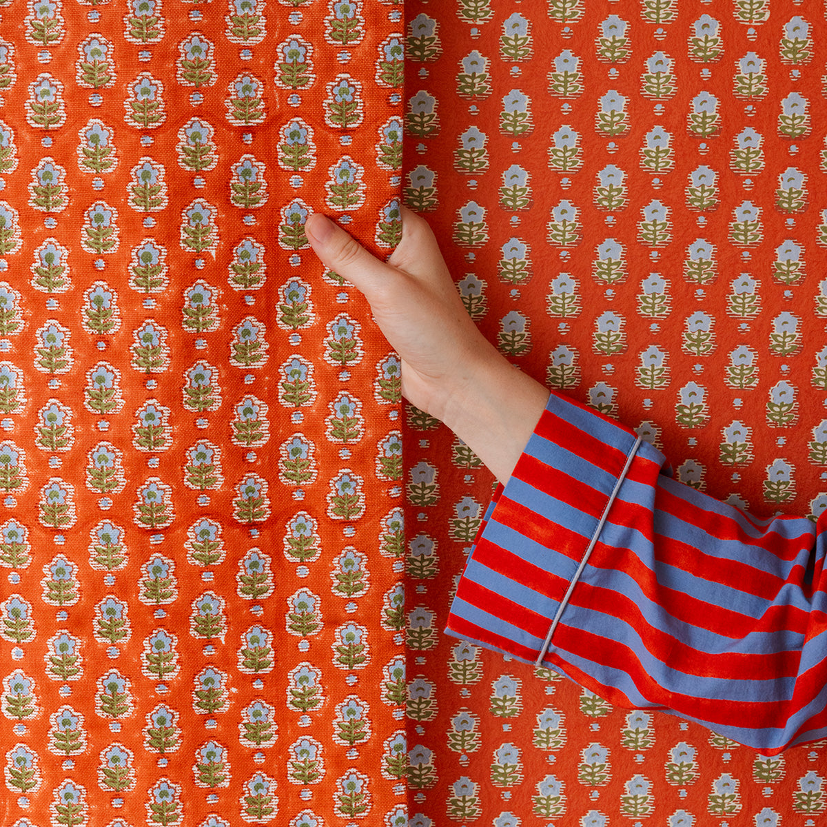 Periwinkle Fabric Swatch | Red Clay