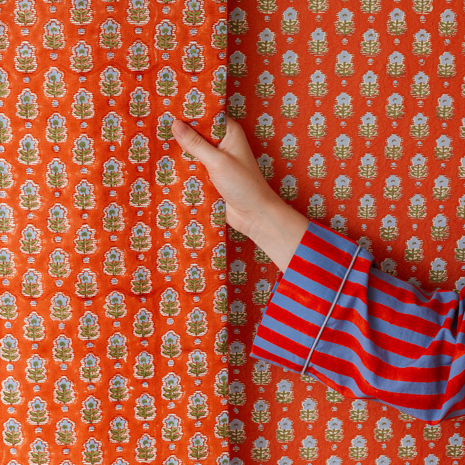 Periwinkle Fabric Swatch | Red Clay