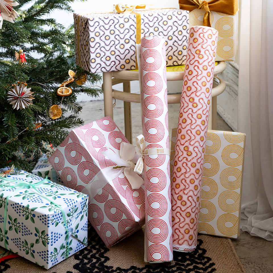 Grapes Wrapping Paper | Cobalt
