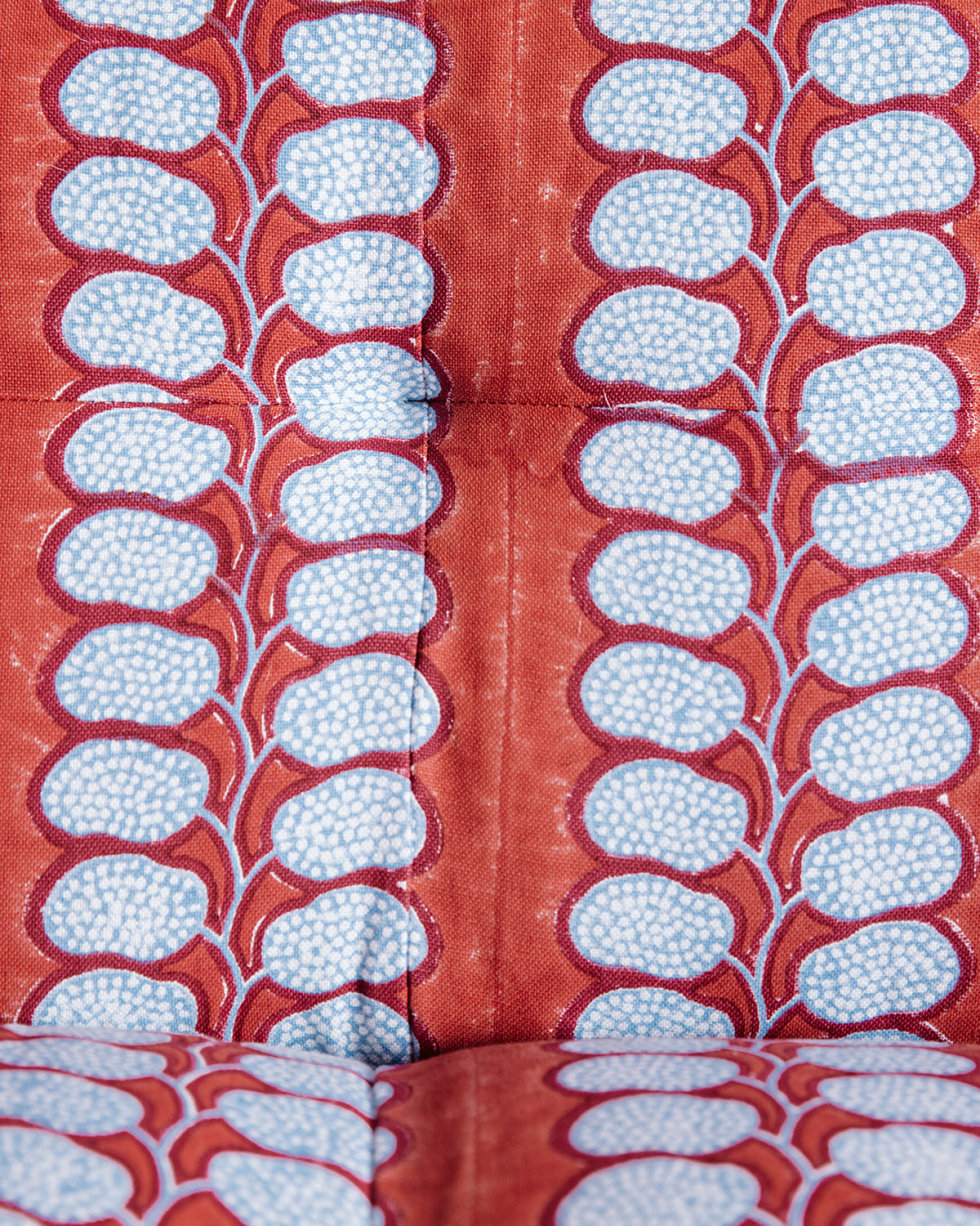 Beanstalk Fabric | Brick