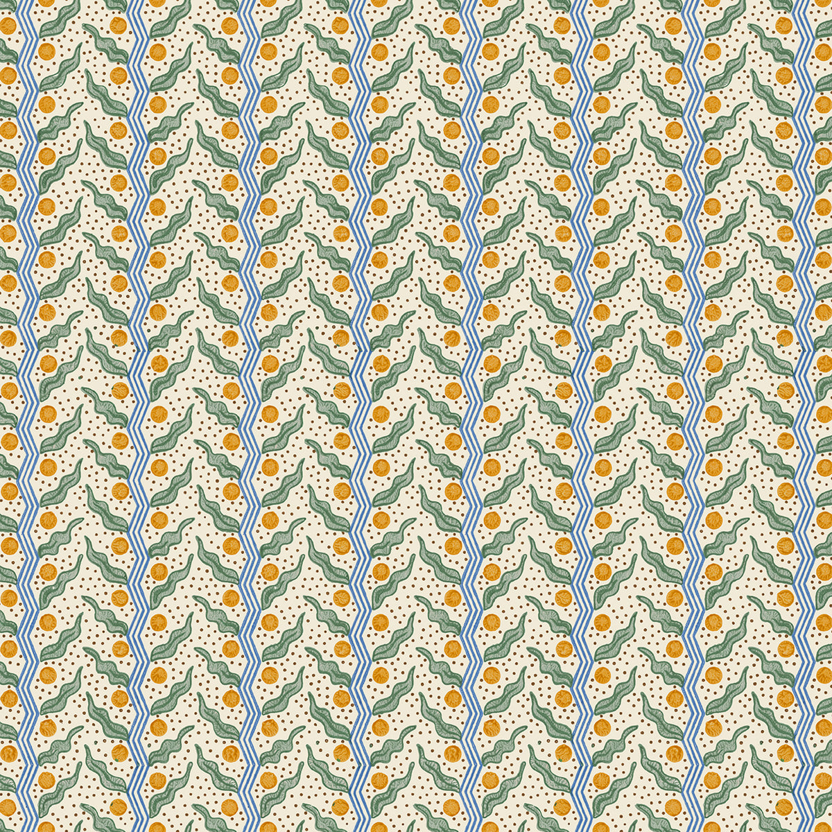 Berry Dot Wallpaper Sample | Ochre