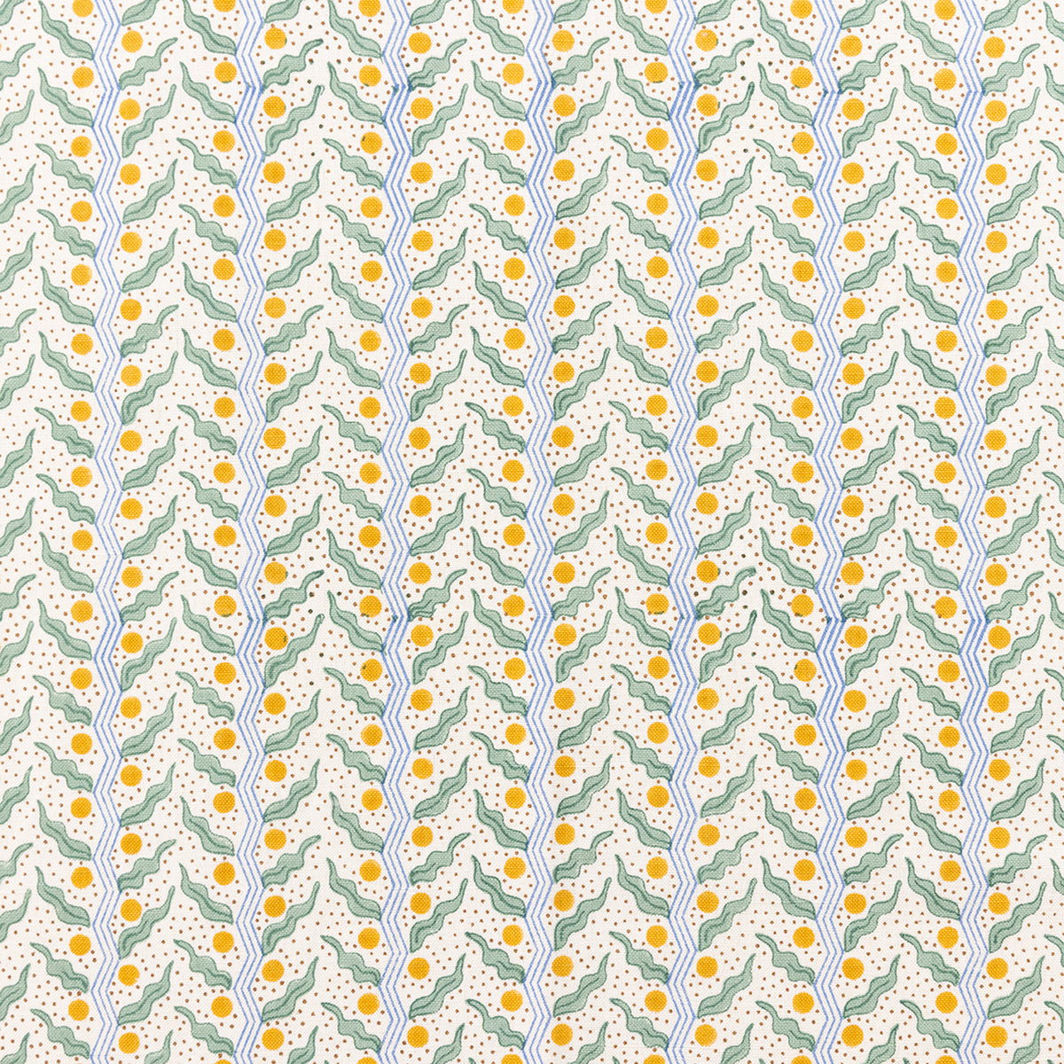 Berry Dot Fabric Swatch | Ochre