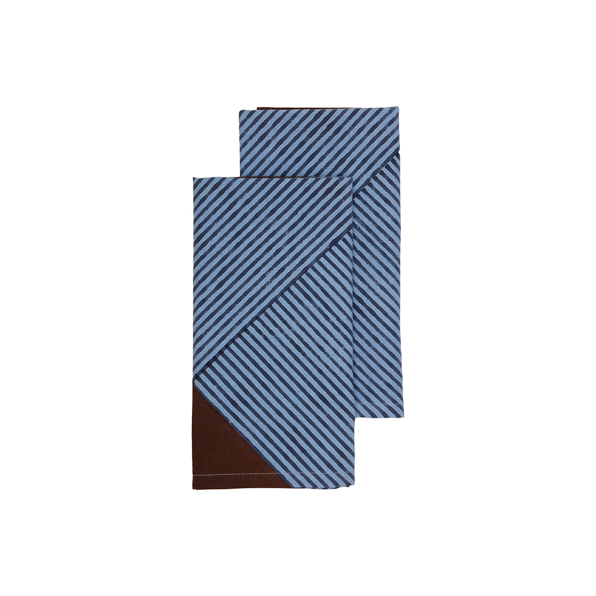 Sapphire Crosshatch Napkin