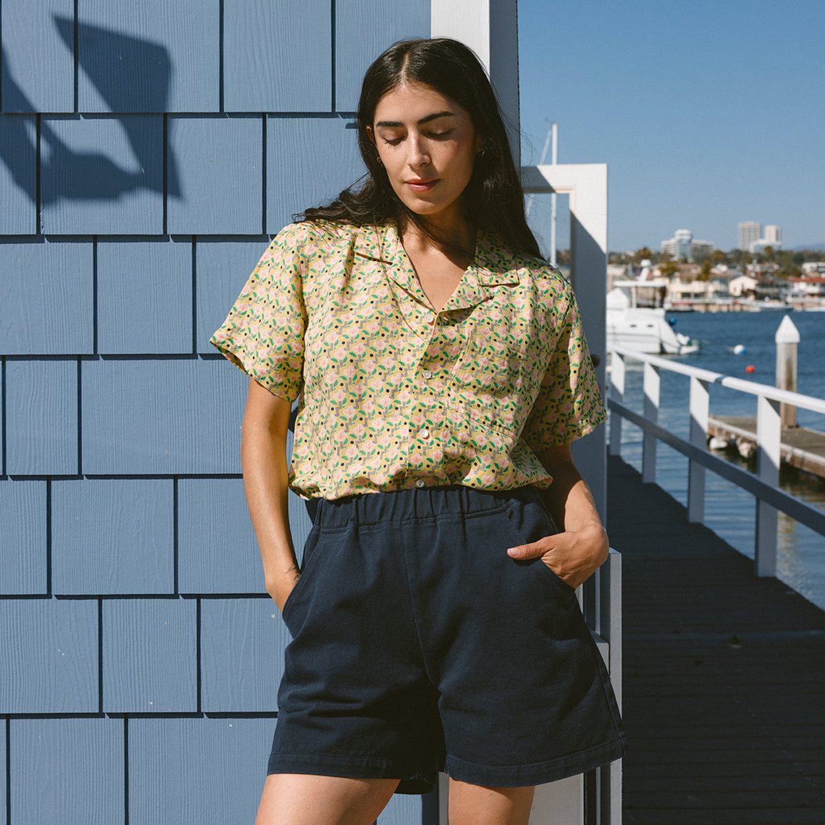 Sunday Shirt | Art Deco Floral