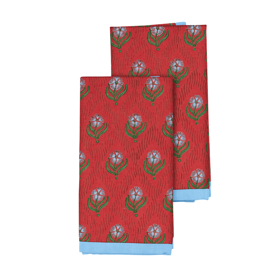 Red Carnations Napkin