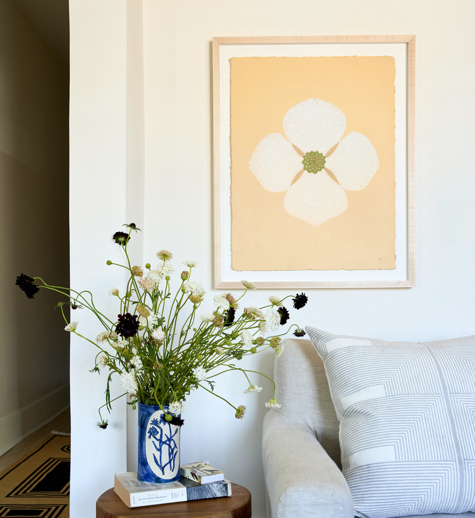 Dogwood | Tawny | Woodblock Print