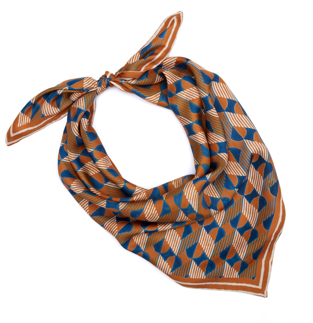 Dolomite Silk Scarf | Copper – Block Shop