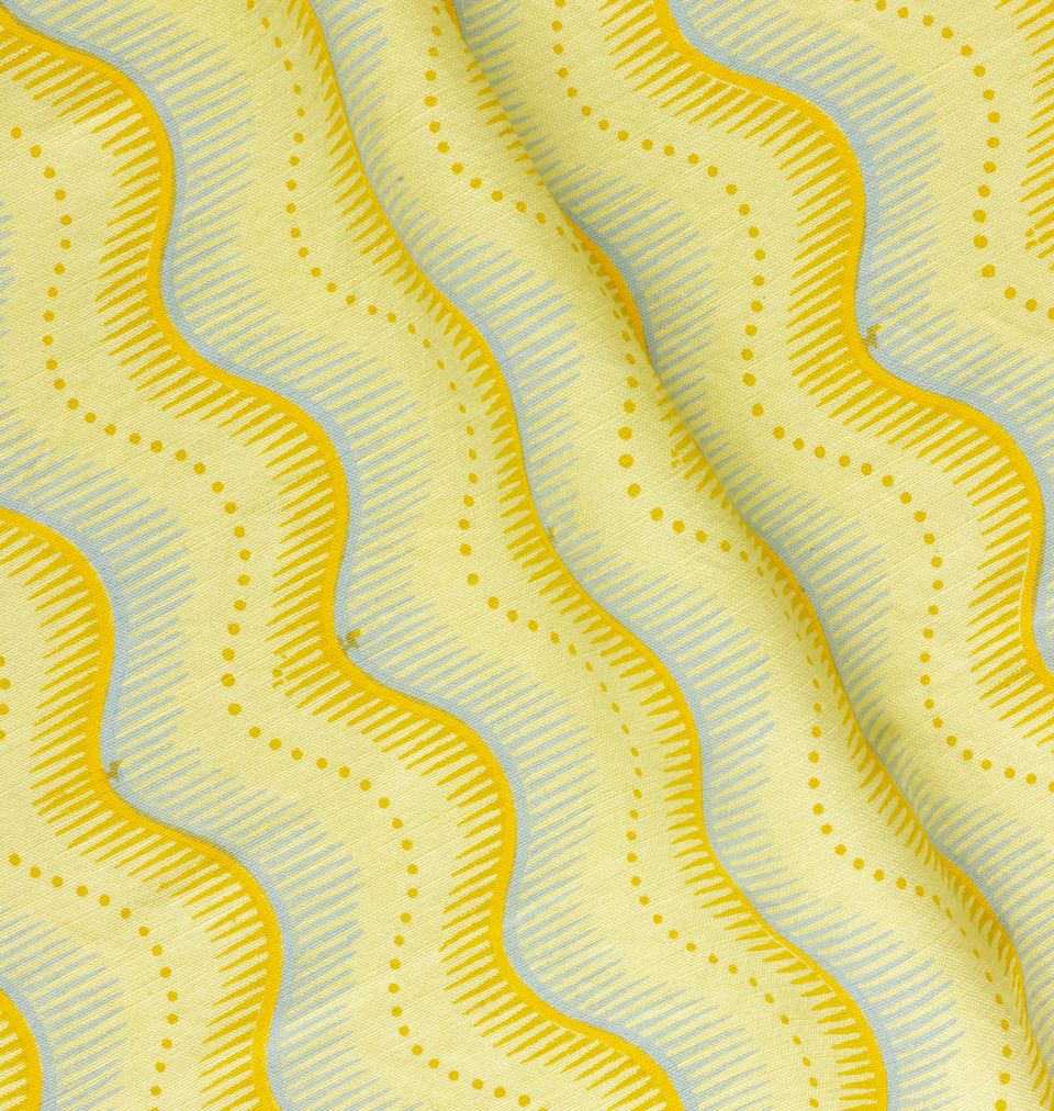 Little Zipper Fabric | Lemon