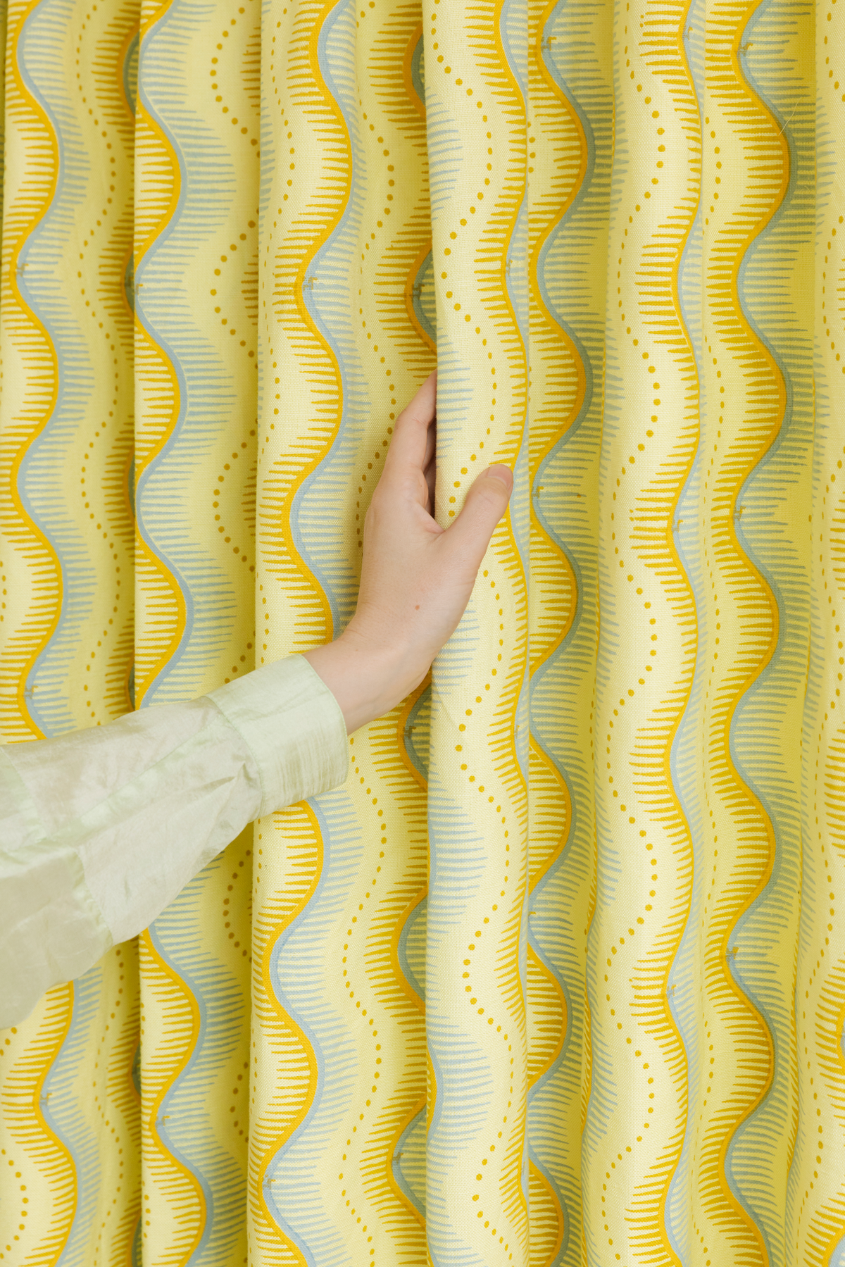 Little Zipper Fabric Swatch | Lemon