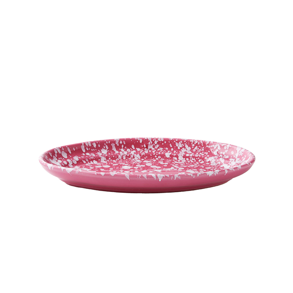 CNF Splatterware Oval Dish – Block Shop