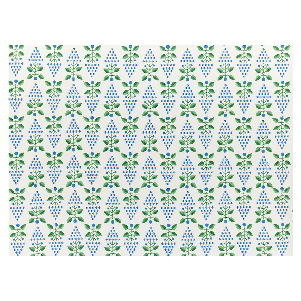 Grapes Wrapping Paper | Cobalt