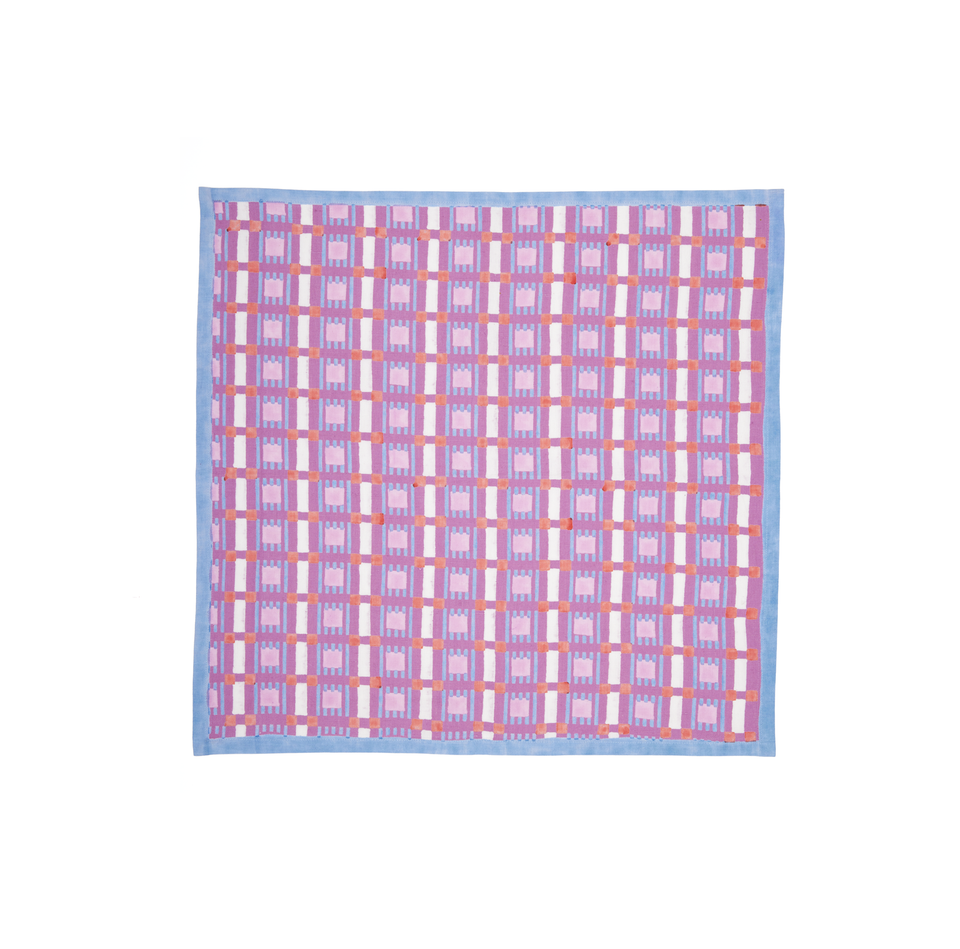 Iris Plaid Napkin