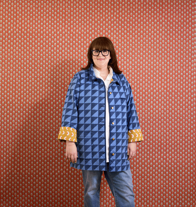 Canyon Jacket | Lapis Check