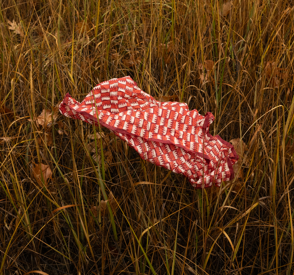 Cranberry Jigsaw Bandana