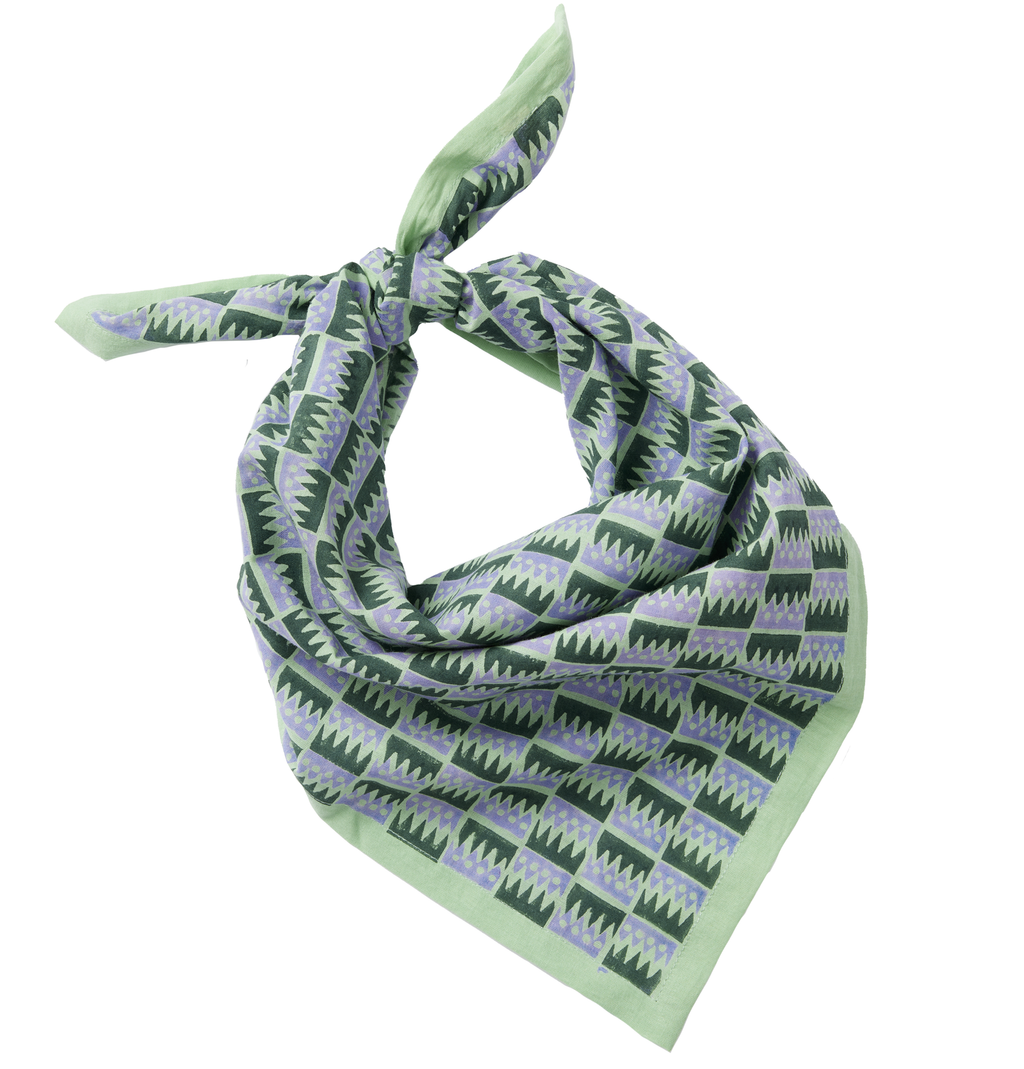 Spruce Jigsaw Bandana – Block Shop