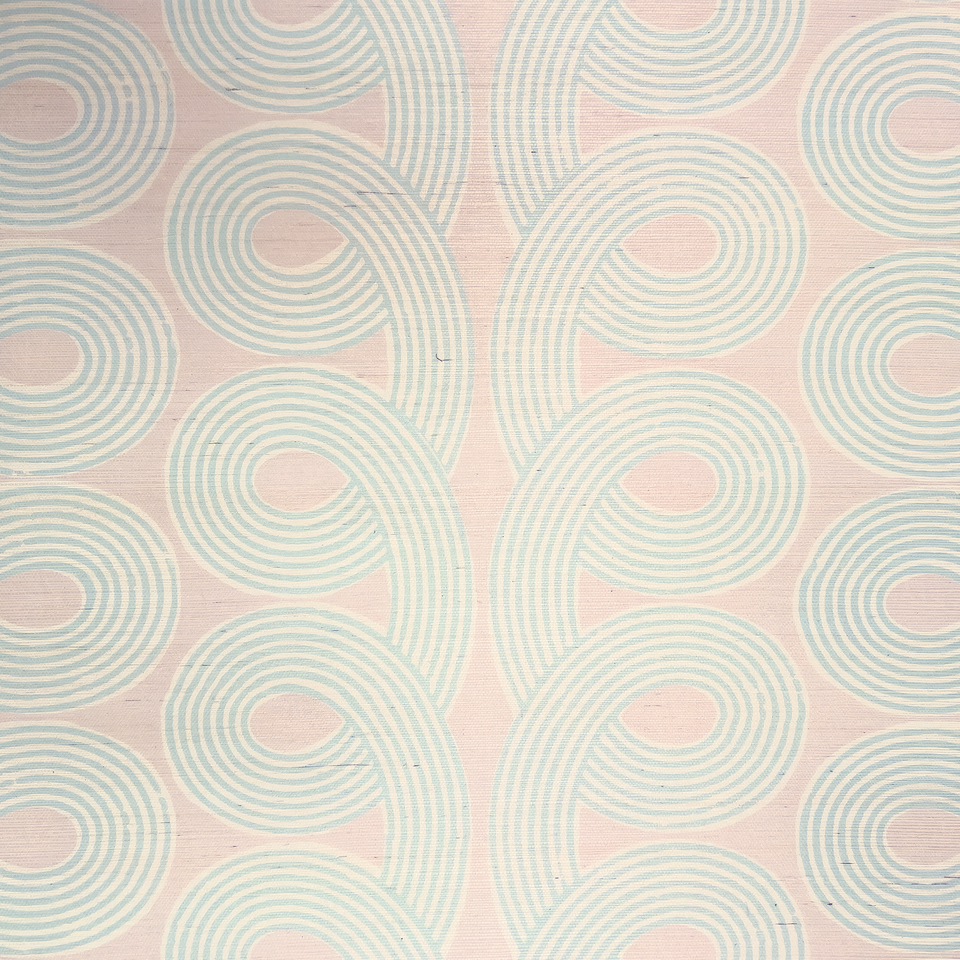Loops Wallpaper Sample | Field - Grasscloth