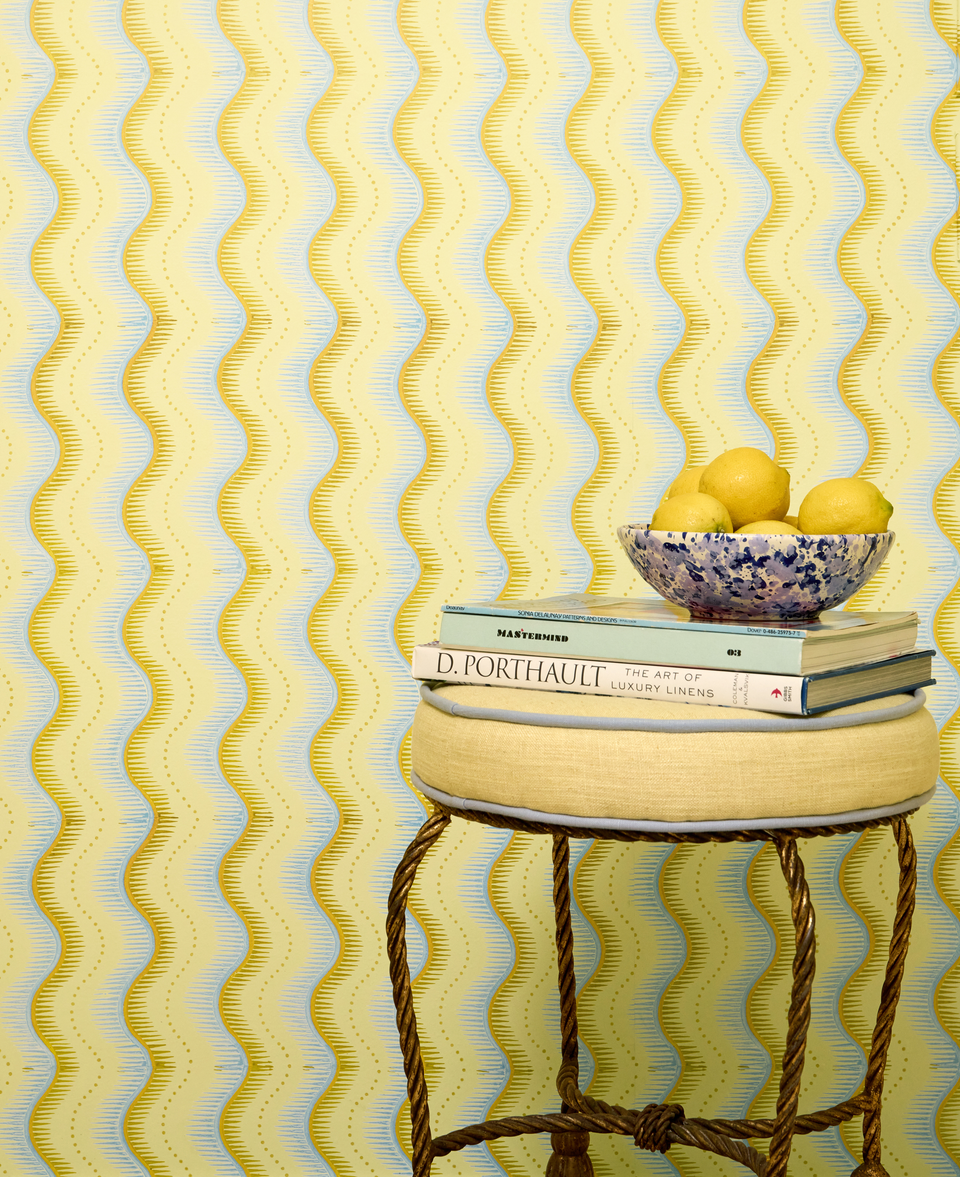 Little Zipper Wallpaper Sample | Lemon