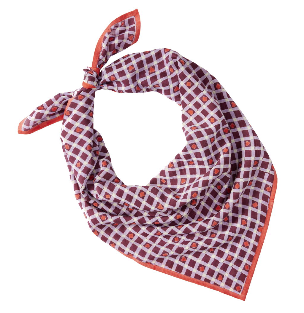 MARGESHERWOOD ■ FRILL SQUARE SCARF SCARF - MARGESHERWOOD