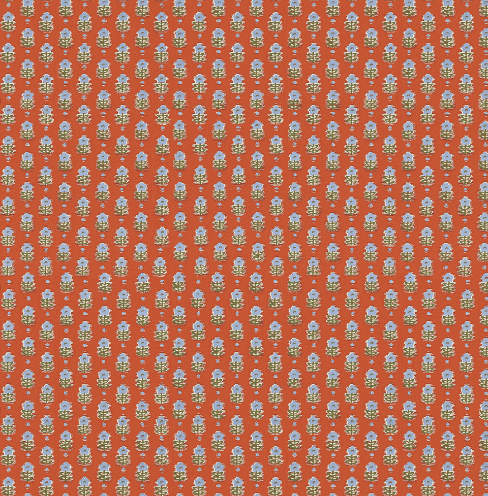 Periwinkle Wallpaper Sample | Red Clay