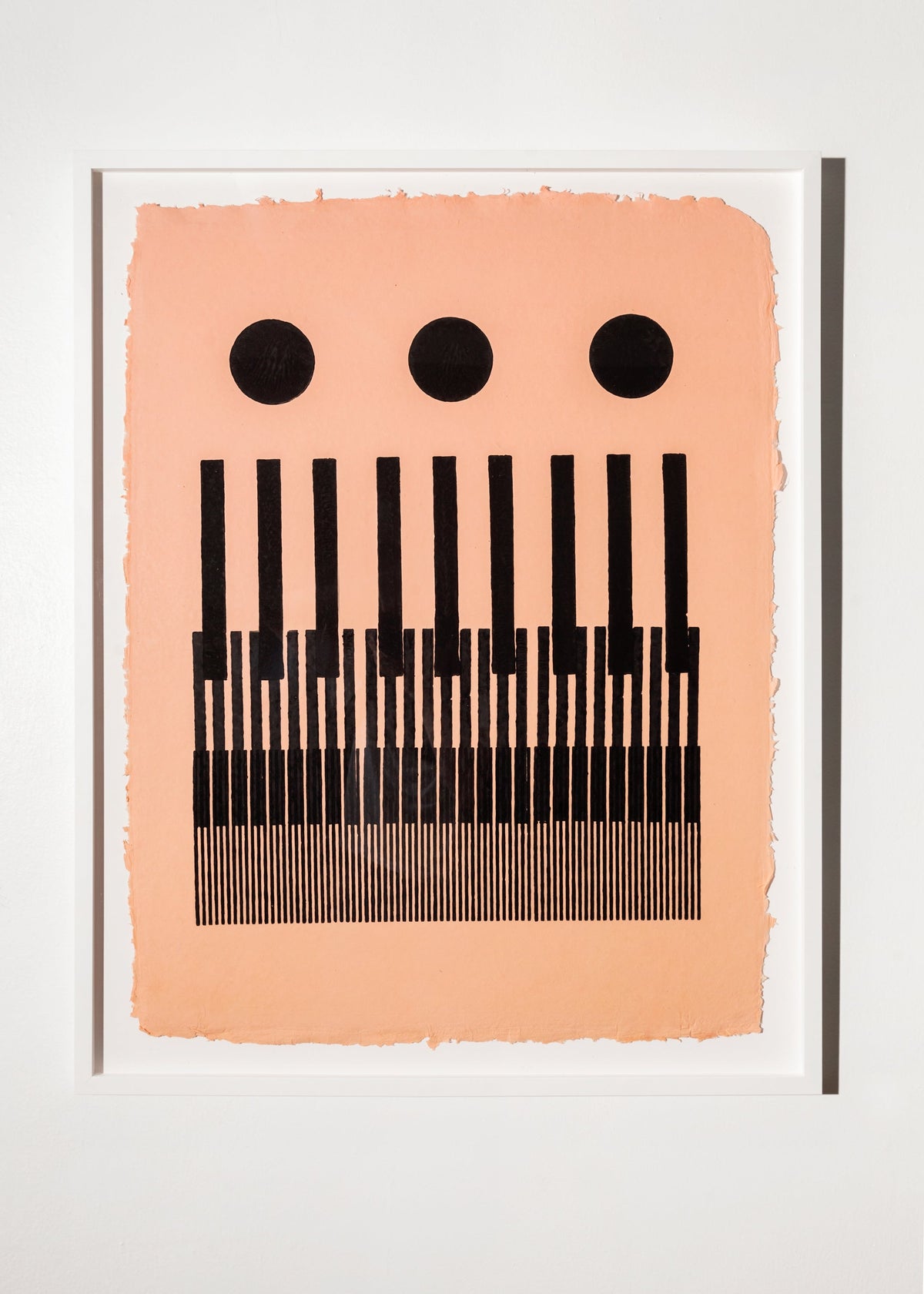 Piano | Woodblock Print