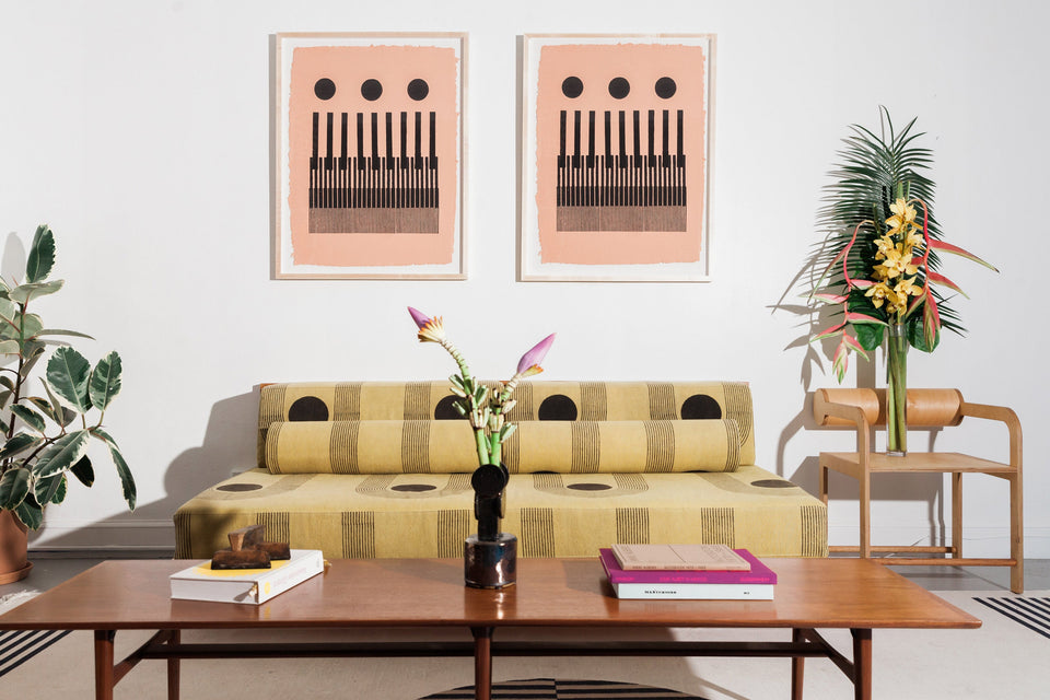 Piano | Woodblock Print