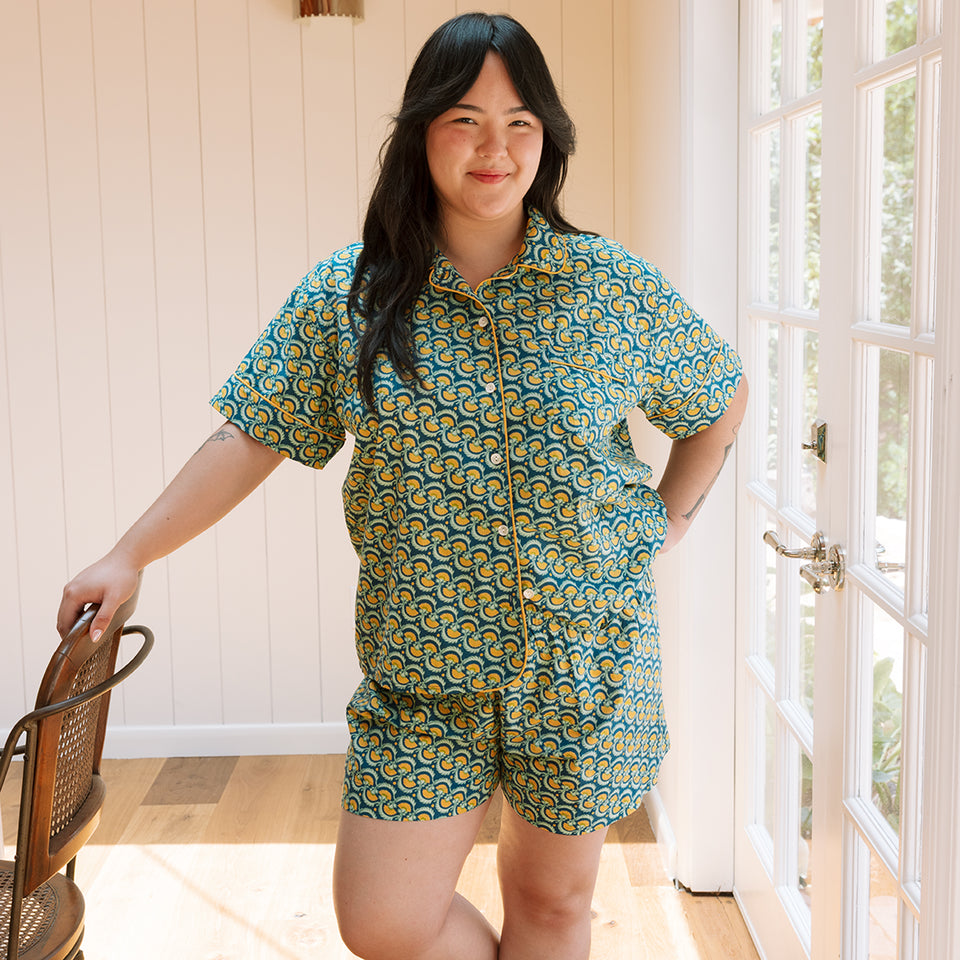 Short Pajama Set | Marigold