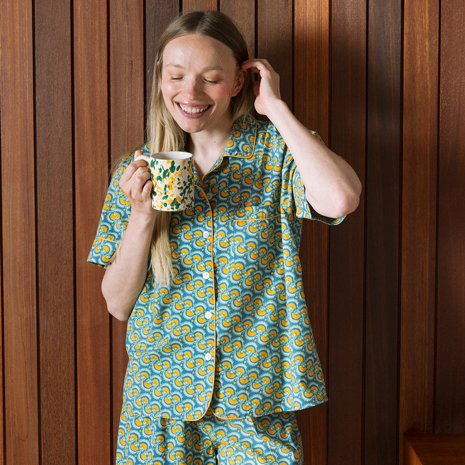 Short Pajama Set | Marigold