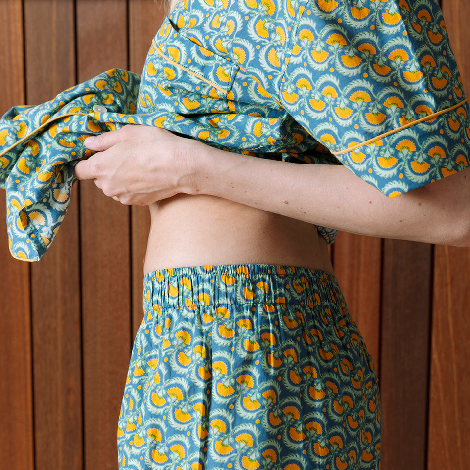 Short Pajama Set | Marigold