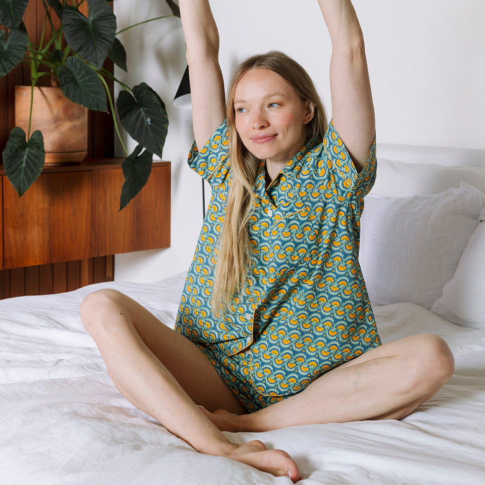 Short Pajama Set | Marigold