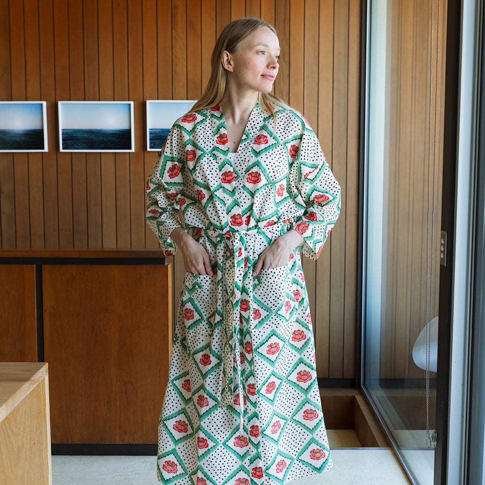 Peony Robe | Cream