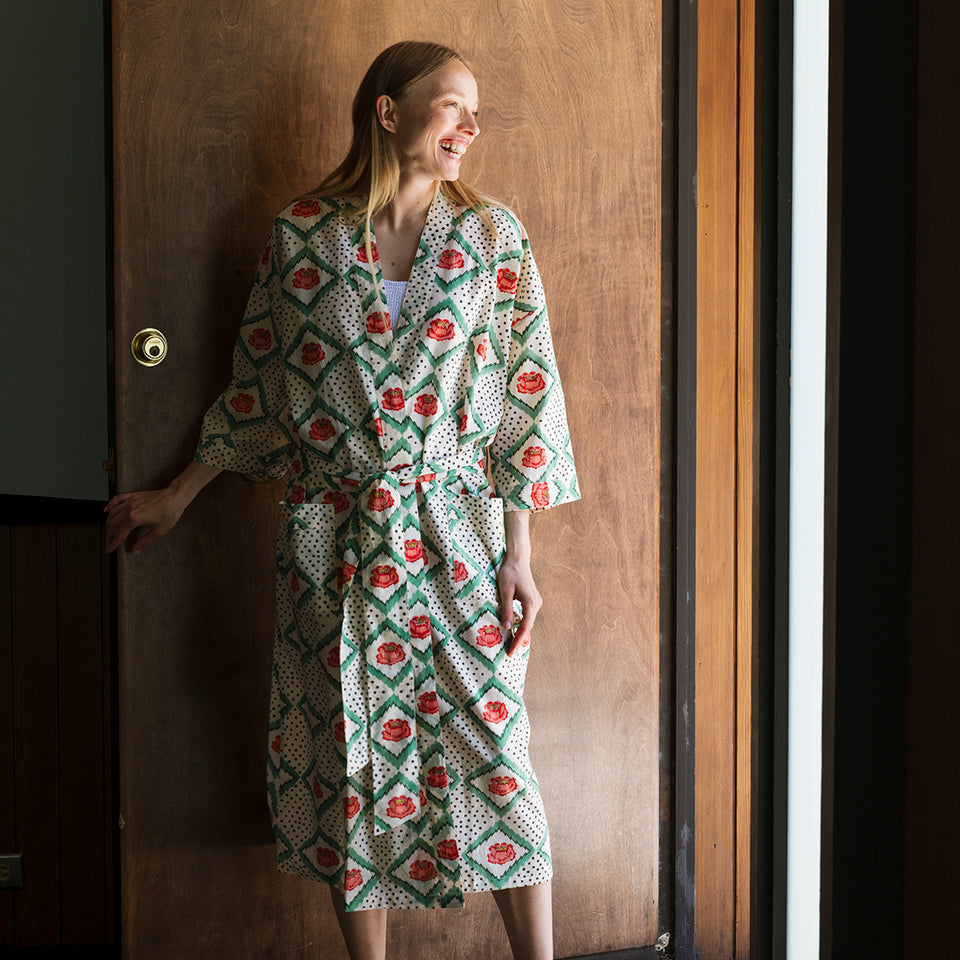 Peony Robe | Cream
