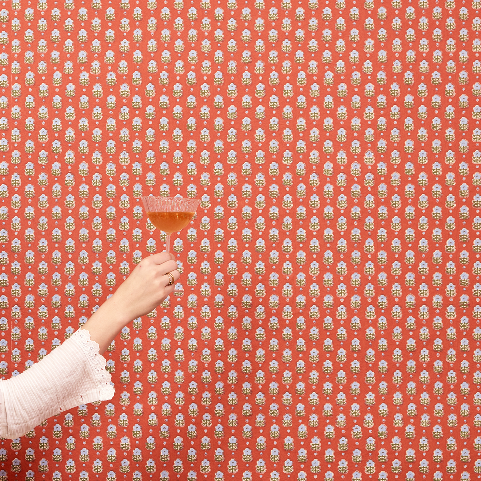 Periwinkle Wallpaper Sample | Red Clay