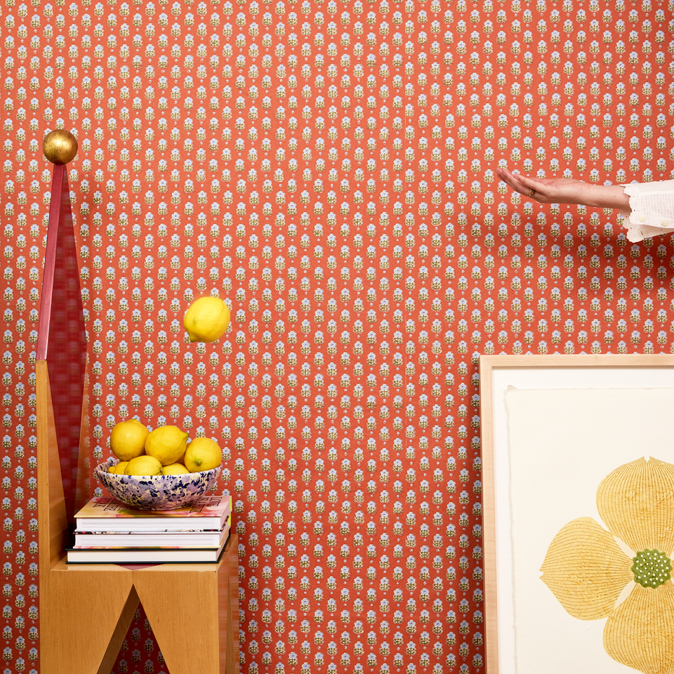 Periwinkle Wallpaper Sample | Red Clay