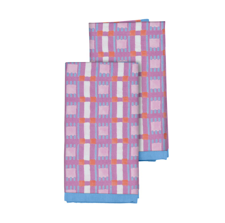 Iris Plaid Napkin