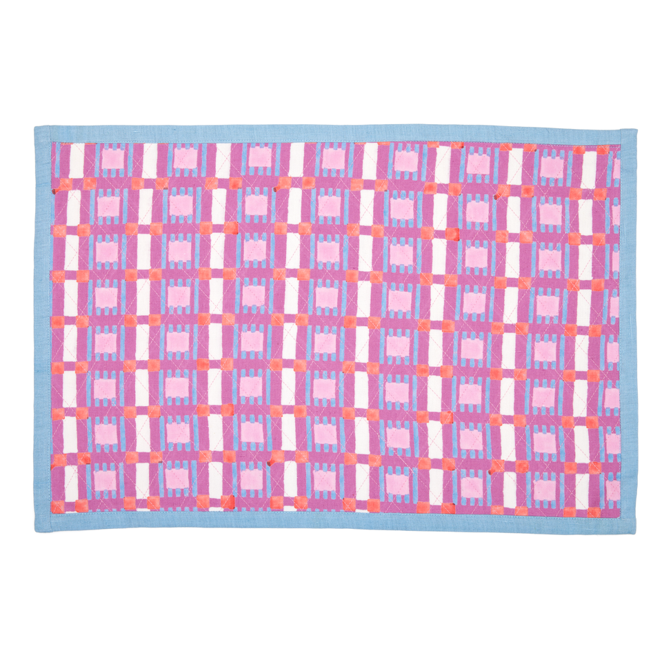 Iris Plaid Placemat