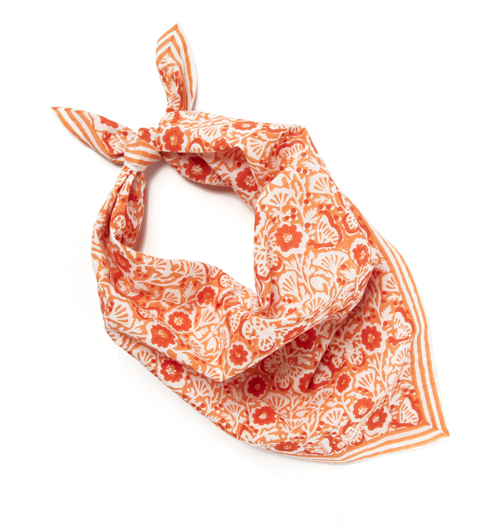 Poppy Bandana | Peach | Floret Collection