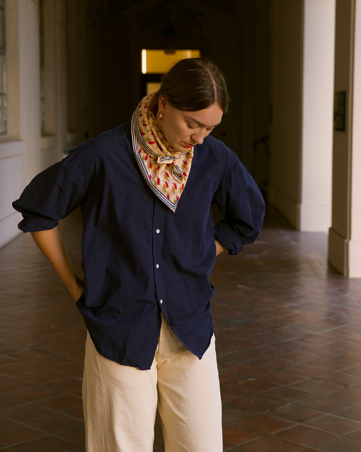 Raj Square Scarf | Chamomile
