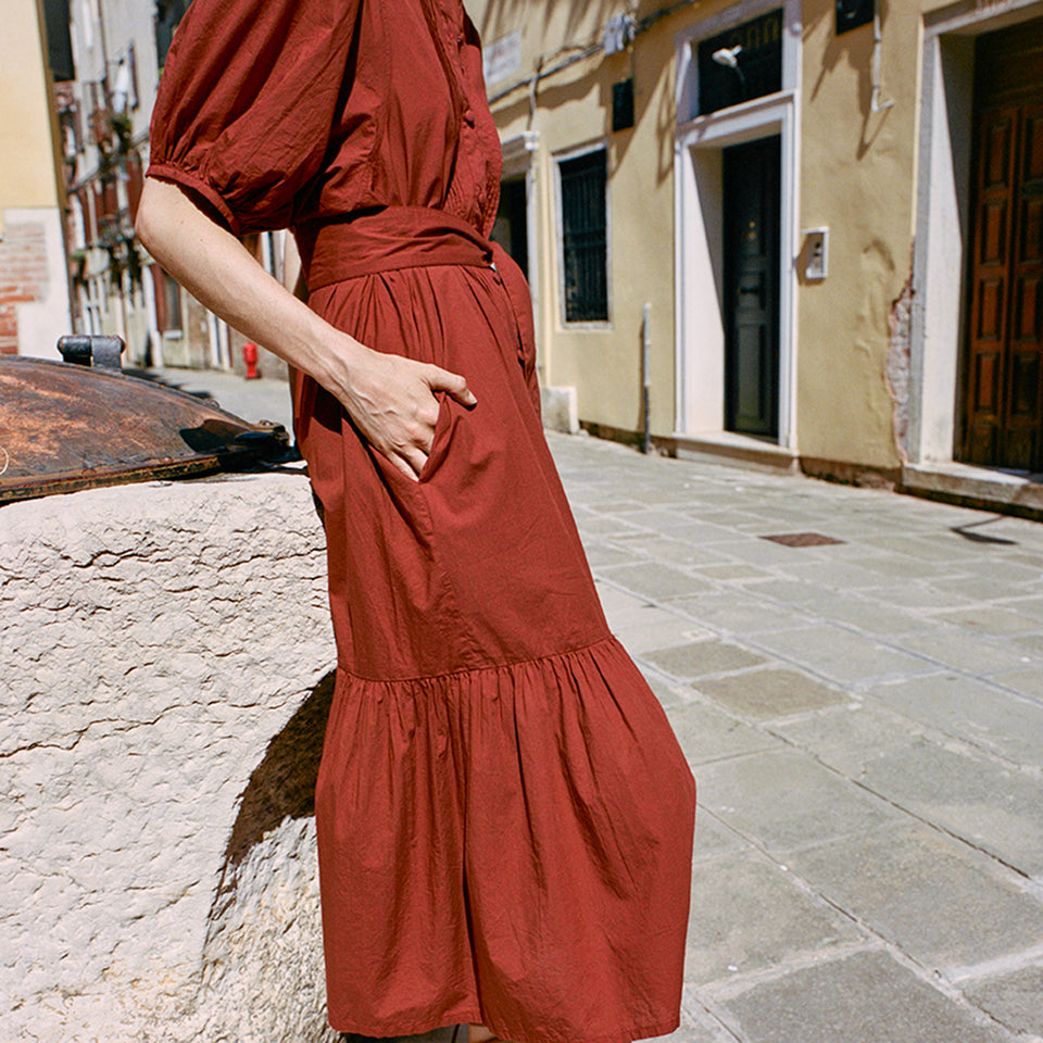 August Dress | Russet