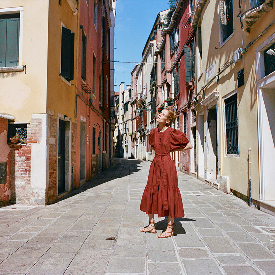 August Dress | Russet
