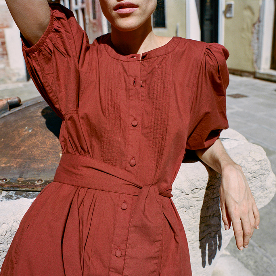 August Dress | Russet
