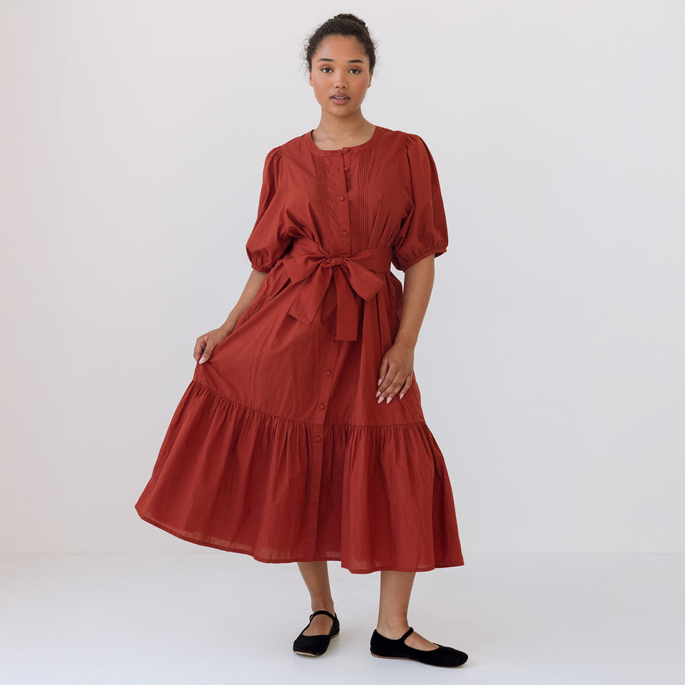 August Dress | Russet
