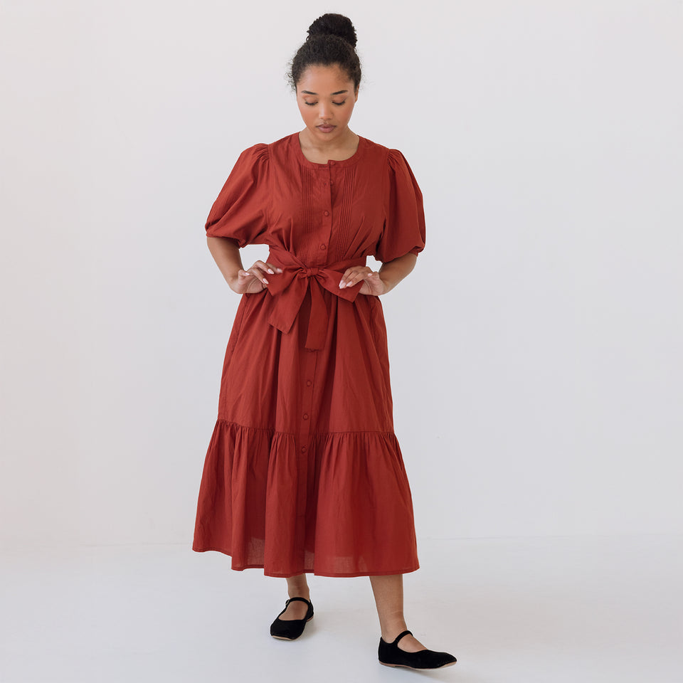 August Dress | Russet